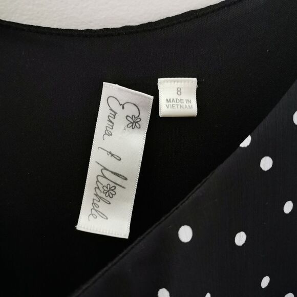 *free Emma + Michelle Polka dot dress size 8 - Picture 3 of 5